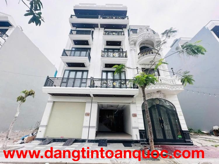 Nhà 5 tầng Thang Máy mới tinh - Vĩnh Niệm - 58m - Đường 12m - Hướng Tây Nam