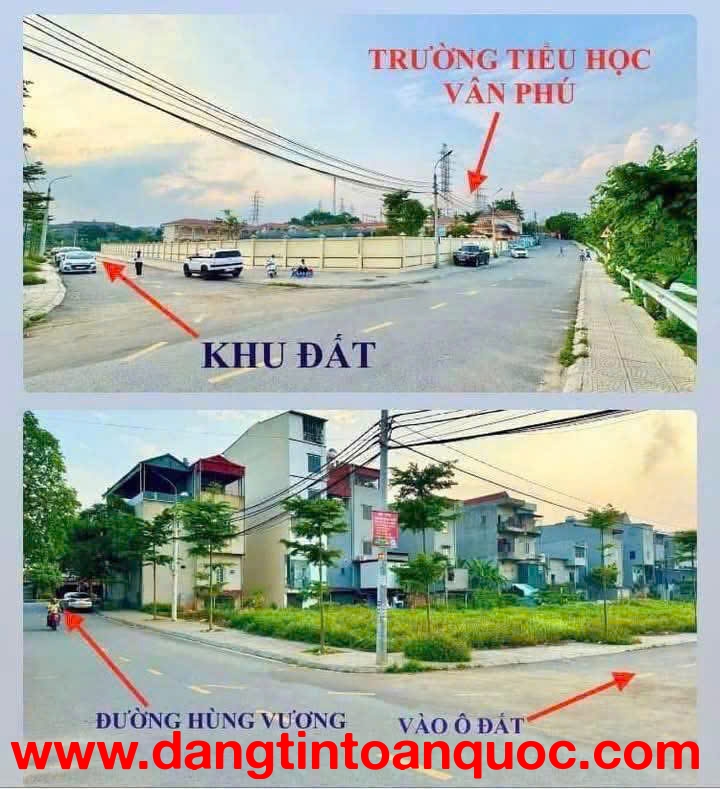 CHÍNH CHỦ CẦN LÔ ĐẤT BĂNG 2 ĐẠI LỘ HÙNG VƯƠNG – VỊ TRÍ TRUNG TÂM VÂN PHÚ