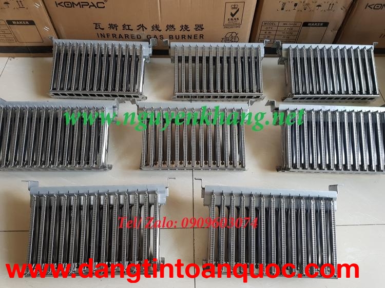 Đầu đốt bồ cào - Bếp chia thanh lửa