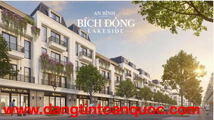 Bán lô liền kề Bích Động Lakeside – đường 19m – mặt tiền 6m  – diện tích 90m² – từ 63 triệu/m²