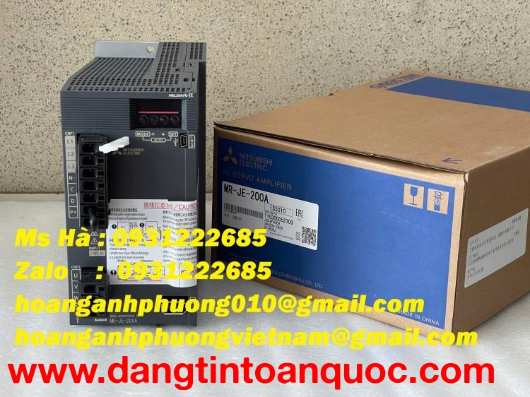 Hoàng Anh Phương - Bộ điều khiển mitsubishi MR-JE-200A 