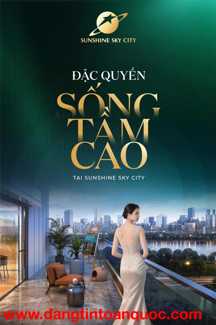 Chiết khấu 1% khi booking sớm V8 tại Sunshine Sky City với giá từ 98 triệu/m2 chưa VAT, KPBT