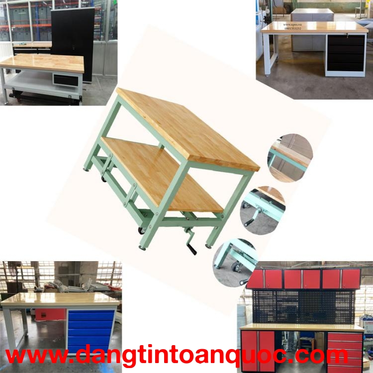 Bàn nguội nâng hạ KT: W1800xD900xH800mm