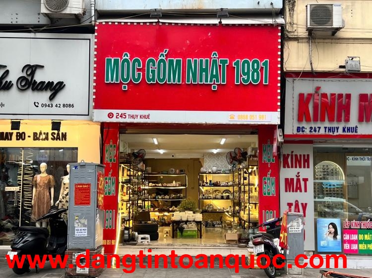 Cho thuê Mặt bằng Kinh doanh phố Thụy Khuê (Vị trí đắc địa) - ngã 3, giao nhau của Dốc Tam đa - Thụy