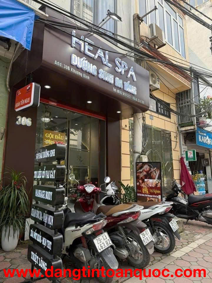 SANG NHƯỢNG SPA DƯỠNG SINH – CHỈ 50 TRIỆU Địa chỉ: 306 Khương Đình – Thanh Xuân – Hà Nội