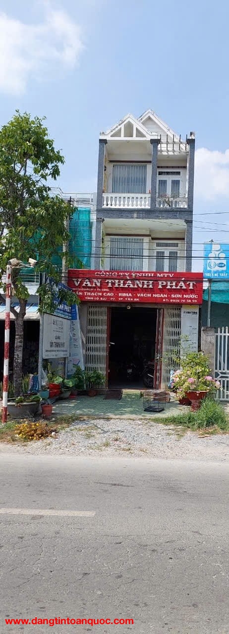 Chính chủ Cần bán nhà cấp 3 mặt tiền tỉnh lộ 827,Phường 7,Thành Phố Tân An, (Long An Cũ).