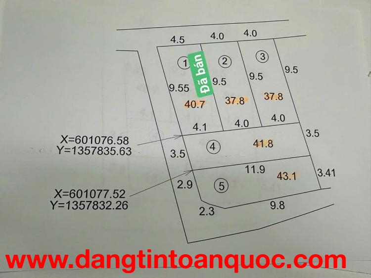 Chỉ từ 1,3 tỷ sở hữu ngay 40m đất phường Bắc Nha Trang, oto đỗ đất, cách bờ biển 3km