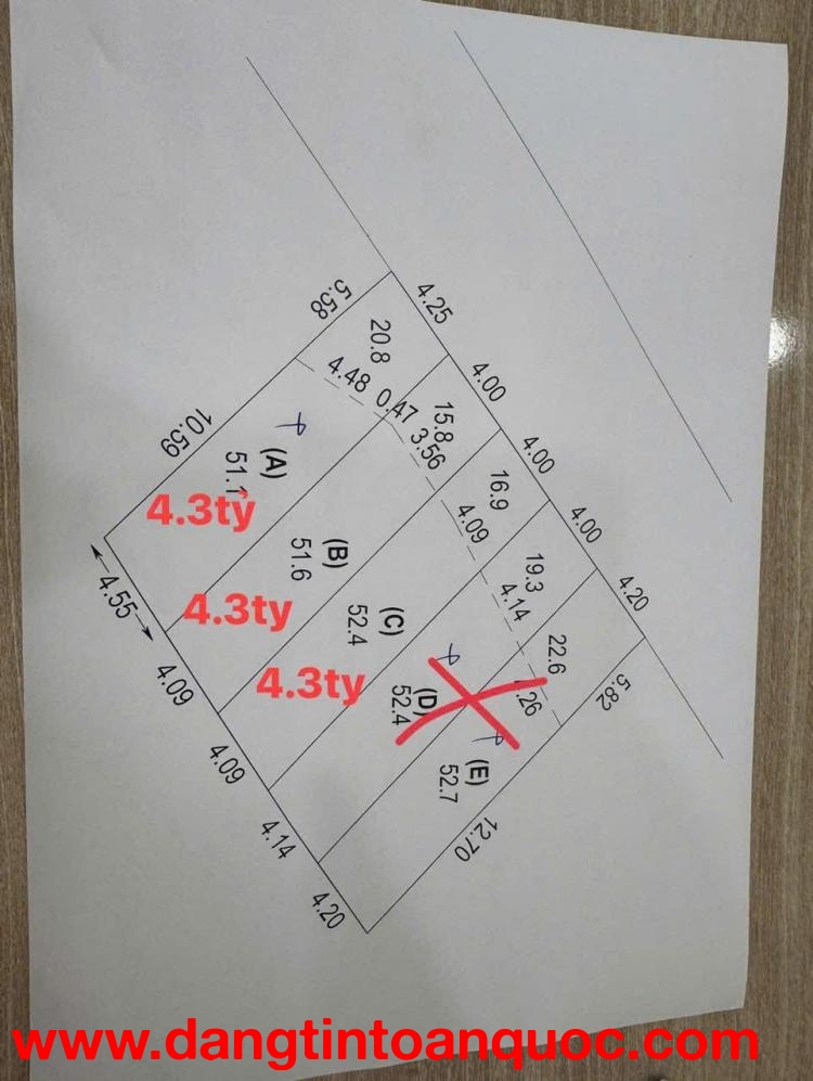 F0 MẶT TIỀN LÊ THỊ HỒNG GẤM – TRUNG TÂM HÓC MÔN – CHỈ 4,3 TỶ/LÔ
