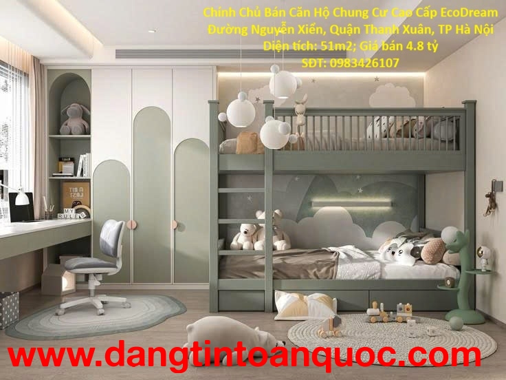 Chính Chủ Bán Căn Hộ Chung Cư Cao Cấp EcoDream Đường Nguyễn Xiển, Quận Thanh Xuân, TP Hà Nội