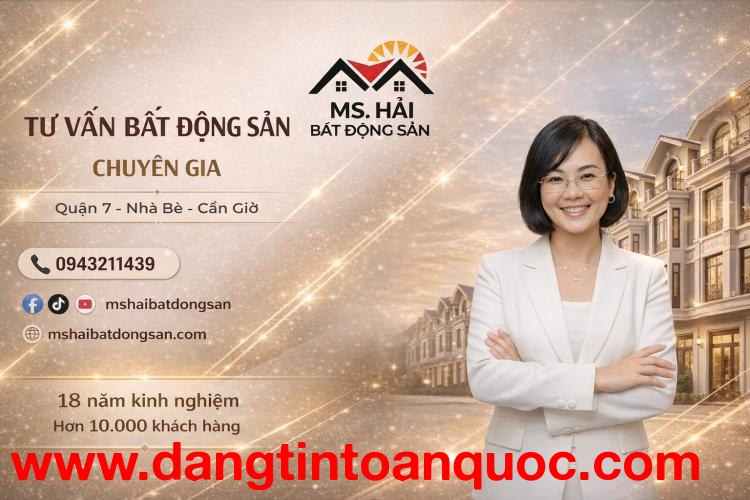 BÁN GẤP - NHÀ PHỐ ĐÀO TÔNG NGUYÊN, NHÀ BÈ - GIÁ CHỈ 8,3 TỶ