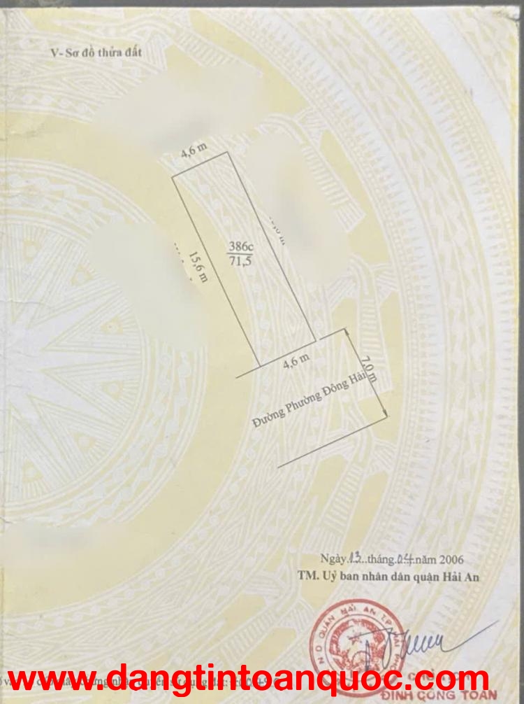 CẦN BÁN ĐẤT MẶT ĐƯỜNG HẠ ĐOẠN 40 – ĐÔNG HẢI, HẢI PHÒNG  VỊ TRÍ KINH DOANH ĐẮC ĐỊA