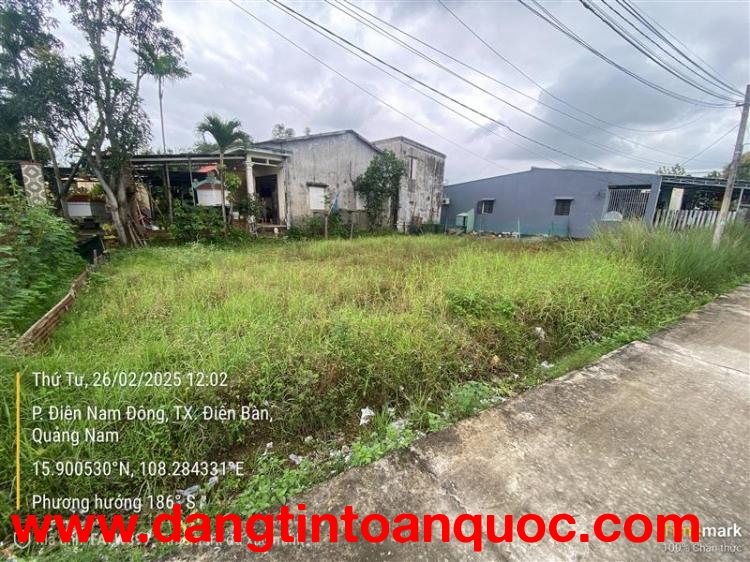 CHỦ CẦN BÁN GẤP ĐẤT TẠI ĐIỆN NAM ĐÔNG - ĐIỆN BÀN GIÁ 2,2TY