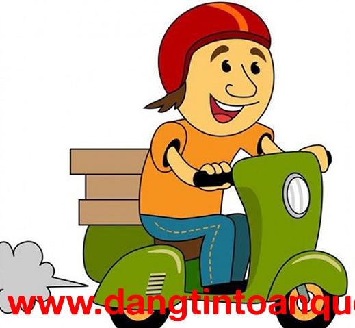 CẦN TÌM GIAO HÀNG BẰNG XE MÁY- XĂNG XE CỦA CTY
