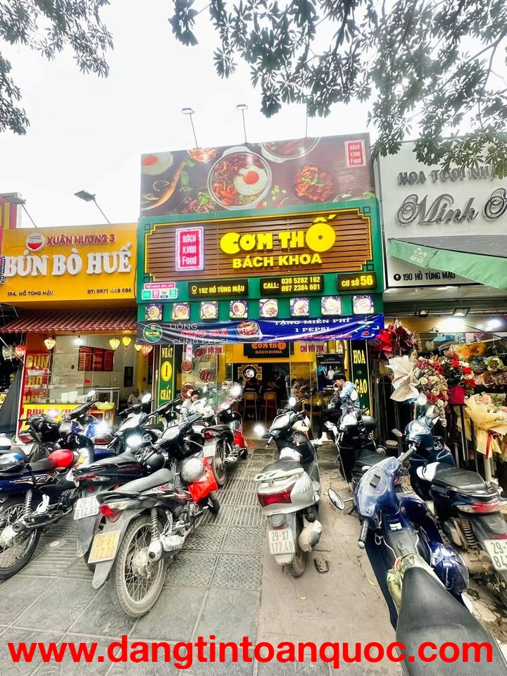 SANG NHƯỢNG QUÁN CƠM – mặt đường Hồ Tùng Mậu