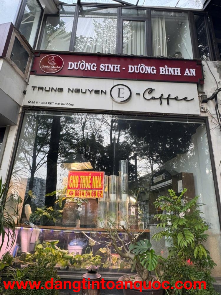 CHÍNH CHỦ cho thuê tầng 1 và tầng 2 căn góc siêu đẹp Số 17 No5 KĐT mới Sài Đồng