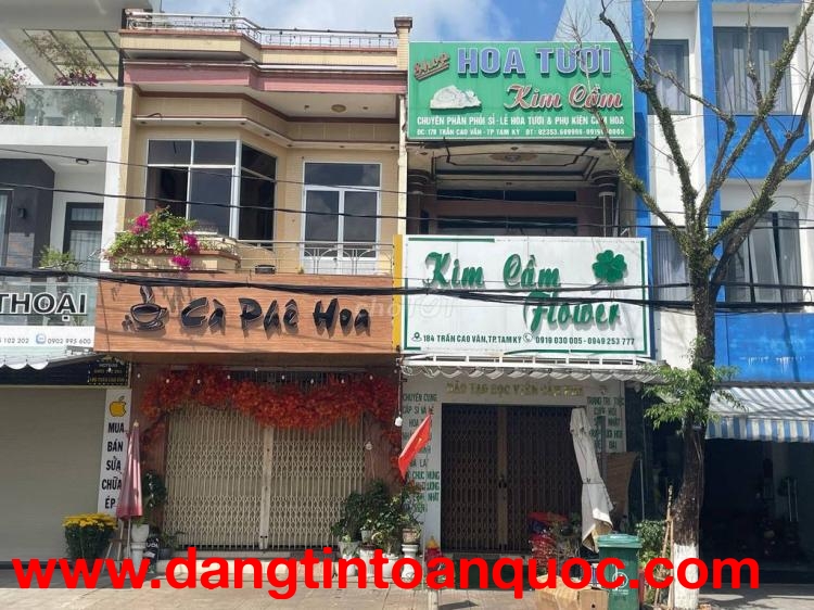 Cho thuê nhà mặt tiền đẹp đường Trần Cao Vân – Tam Kỳ