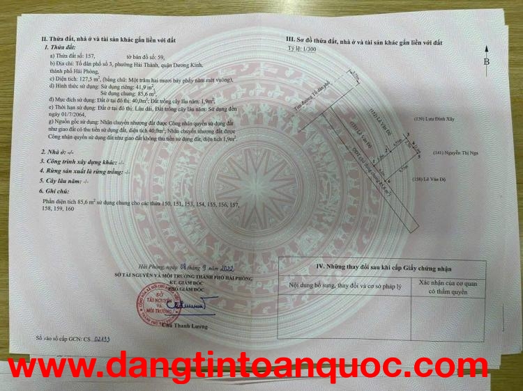 Lô đất Hải Thành 2 tiềm năng gần tuyến công viên, ZALO 0567 222 555