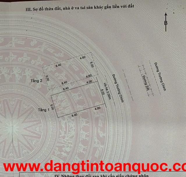 ????????BÁN NHÀ 2 TẦNG 2 MÊ MẶT TIỀN ĐƯỜNG TRƯỜNG CHINH