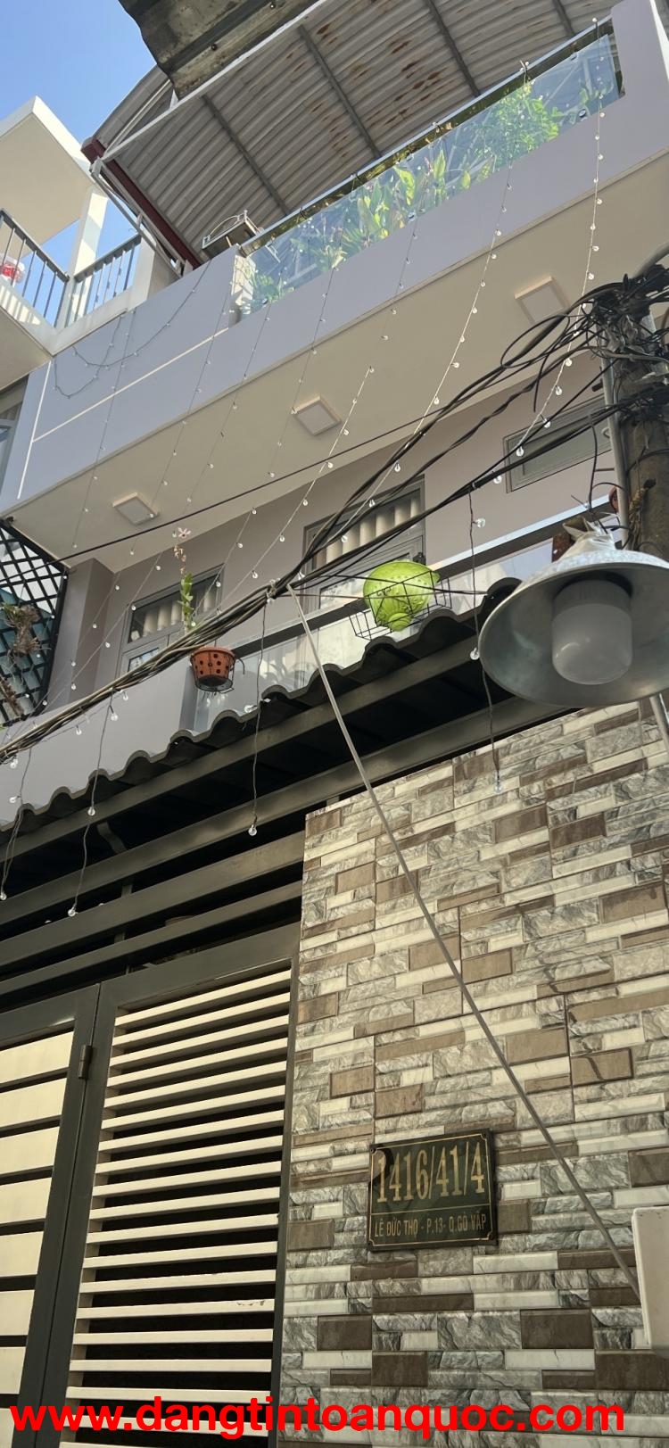 BÁN NHÀ HẺM XE HƠI – LÊ ĐỨC THỌ, QUẬN GÒ VẤP – GIÁ 5,7 TỶ