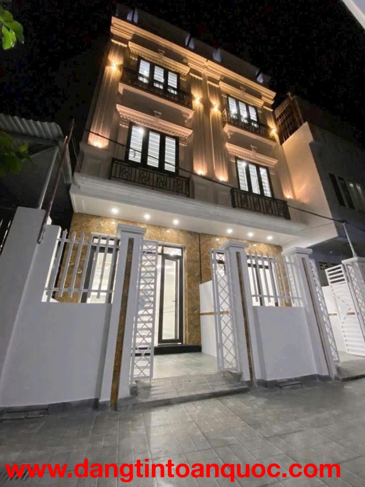 BÁN NHÀ 4 TẦNG PHƯƠNG LƯU – HẢI AN – NGÕ RỘNG 3M – NHÀ MỚI – GIÁ 3,35 TỶ