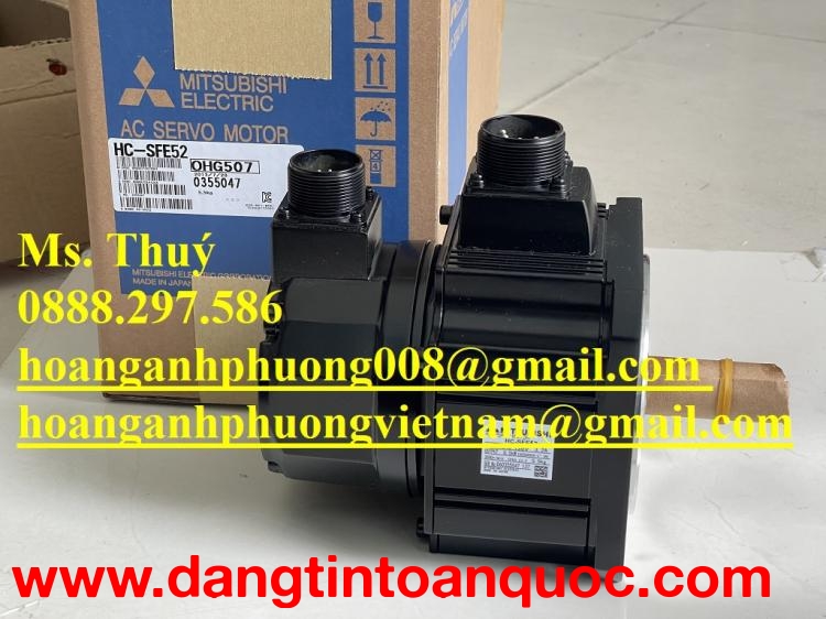 Bộ động cơ HC-SFE52 - Chuyên hàng Mitsubishi giá tốt tại Bình Dương