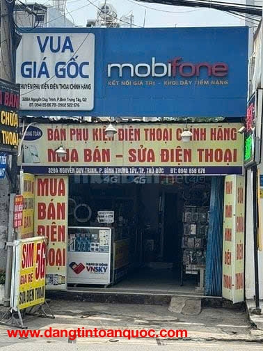 CHO THUÊ MẶT BẰNG KINH DOANH ĐƯỜNG NGUYỄN DUY TRINH, P.BÌNH TRƯNG TÂY