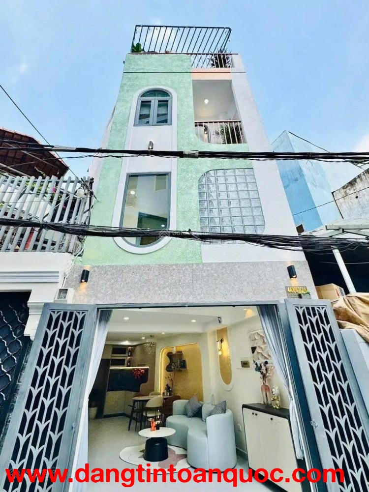 BÁN NHÀ ĐIỆN BIÊN PHỦ – BÌNH THẠNH – HẺM XE HƠI – FULL NỘI THẤT