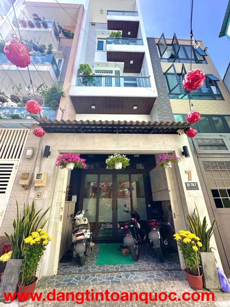 Chính chủ bán nhà 5 tầng – Hẻm ô tô – Khu nội bộ cực kỳ an ninh – P3 Gò Vấp
