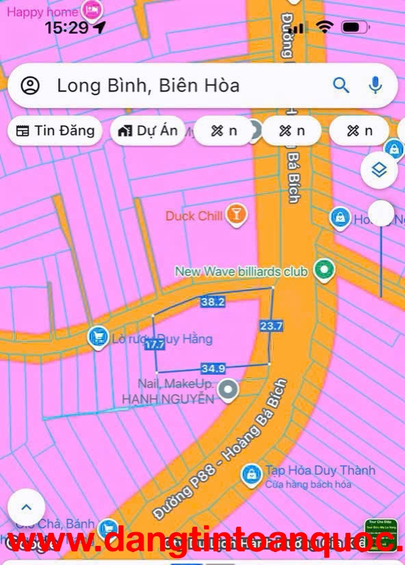 Cần bán siêu phẩm lô góc 2 mặt tiền-phường Long Bình-Biên Hòa-Đồng Nai