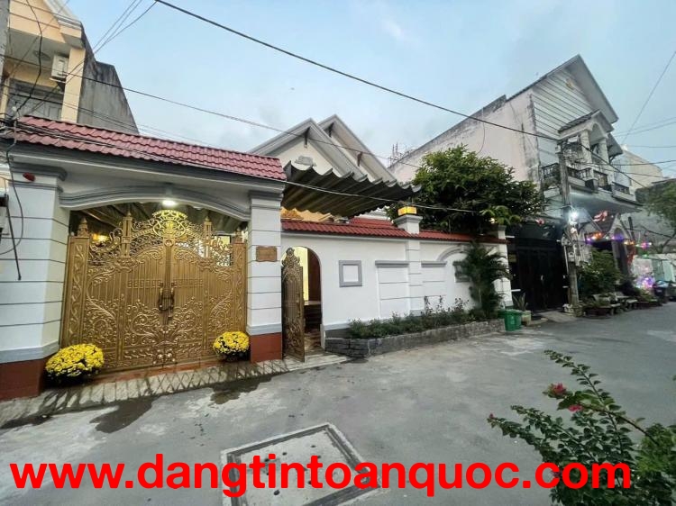 BIỆT THỰ SÂN VƯỜN 12x31M – ĐƯỜNG 7M THẠNH LỘC 37 – GIÁ TỐT 16,5 TỶ