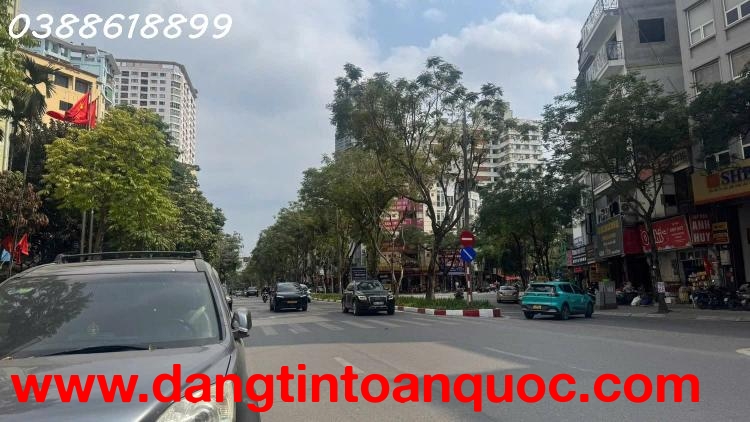 BÁN TÒA NHÀ VĂN PHÒNG SIÊU ĐẸP MẶT PHỐ TRẦN ĐĂNG NINH - CẦU GIẤY - 100M x 9 TẦNG THANG MÁY - MT 7,1M