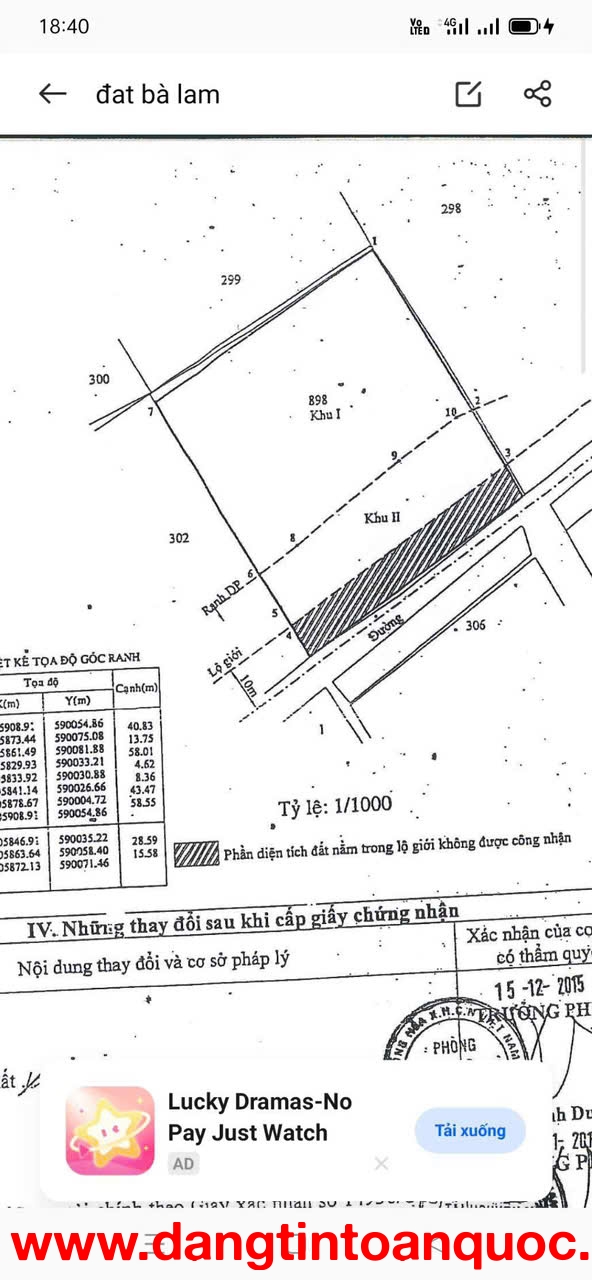 ĐẤT (3.200m²) 1/ QUỐC LỘ 22 ĐƯỜNG CONTAINER – 2.400M² THỔ CƯ TÂN HIỆP, HÓC MÔN
