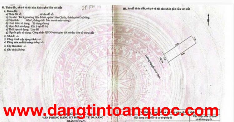 ????????Bán đất đường 7,5m Nguyễn Như Hạnh - gần Tôn Đức Thắng