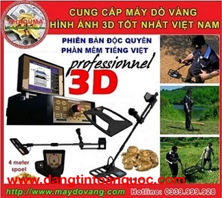    CHO THUÊ MÁY DÒ VÀNG HIỂN THỊ HÌNH ẢNH 3D PHIÊN BẢN ĐỘC QUYỀN TIẾNG VIỆT