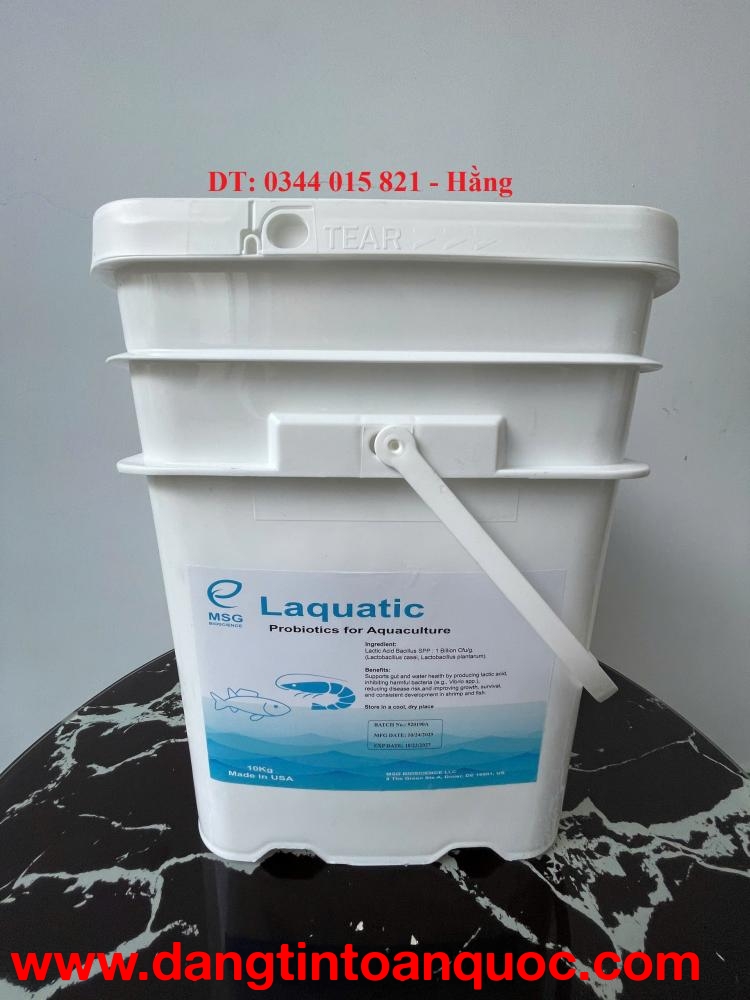 Men vi sinh Laquatic, men tiêu hóa hàng nhập khẩu Mỹ cho tôm cá