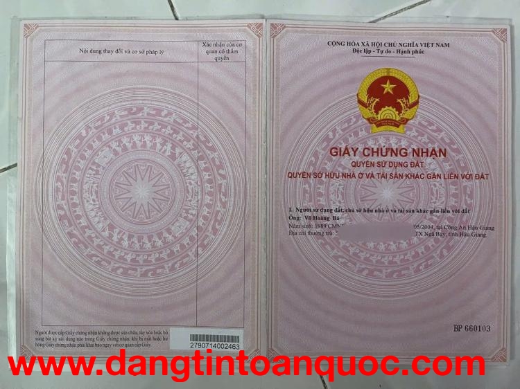 HOT HOT - Cần Bán Lô Đất Kèm Nhà Tại Ấp 2 Mỹ Quý Tây, Đức Huệ Tây Ninh