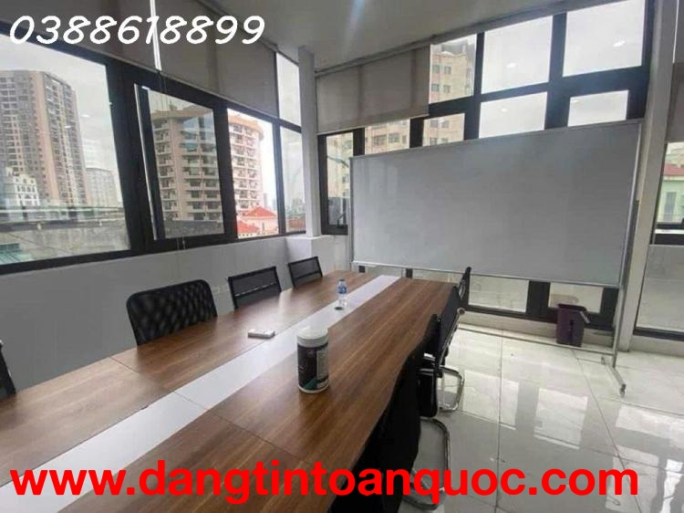 BÁN TÒA NHÀ VĂN PHÒNG SIÊU ĐẸP MẶT PHỐ CẦU GIẤY - 100M x 9 TẦNG THANG MÁY - MT 7,1M - VỈA HÈ ĐÁ BÓNG