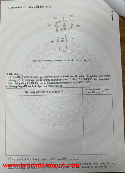 ❤ CHÍNH CHỦ B.ÁN 2 LÔ ĐẤT THỔ CƯ ĐẸP – BÃI THỤY - ĐỒNG THÁP - ĐAN PHƯỢNG.❤