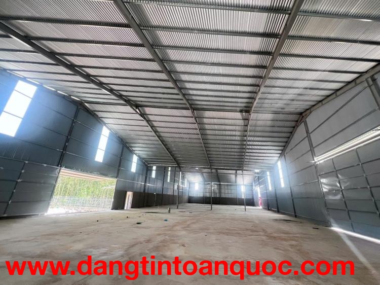 XN133 nhà xưởng xây dựng kiên cố, dễ tuyển nguồn LDPT, trống xưởng bàn giao liền
