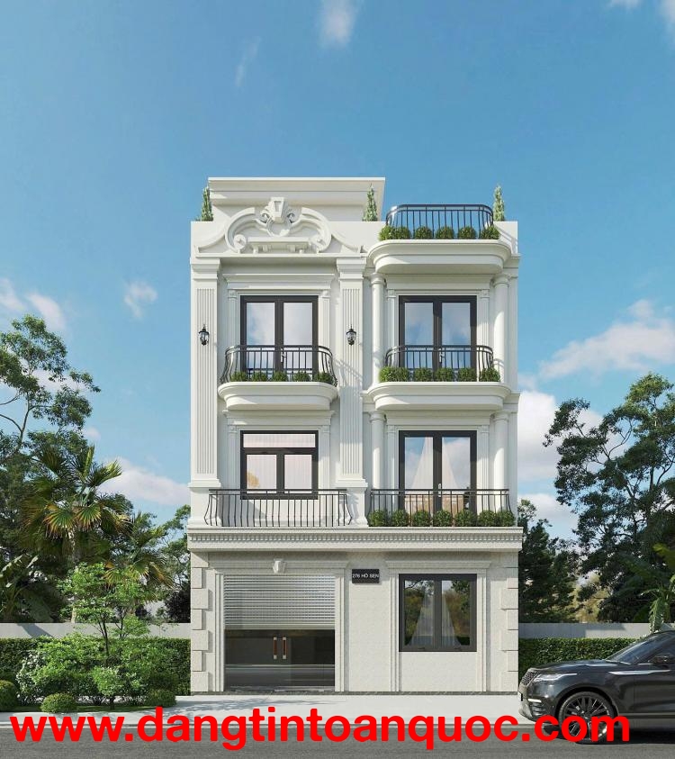 SIÊU SIÊU PHẨM 4 tầng tại  HỒ SEN thông Chợ hàng, Lê Chân. Xây Mới Tinh Phong cách Tân Cổ điển, DÂN 