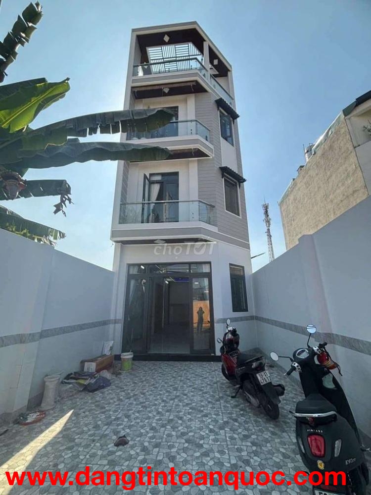 BÁN NHÀ PHỐ MẶT TIỀN NỘI BỘ CMT8 – P.4, TÂN BÌNH – NHÀ ĐẸP 5 TẦNG, KINH DOANH TỐT