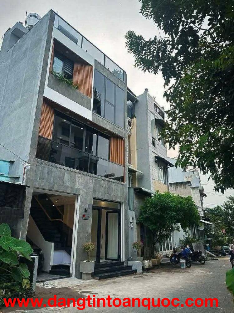 NHÀ 4 TẦNG HIỆN ĐẠI – 2 MẶT THOÁNG TRƯỚC SAU – NGANG 6M – GẦN SÔNG QUẬN 2