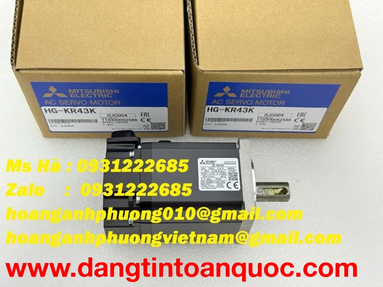 Servo phản hồi nhanh - chính xác - Mitsubishi HG-KR43K 