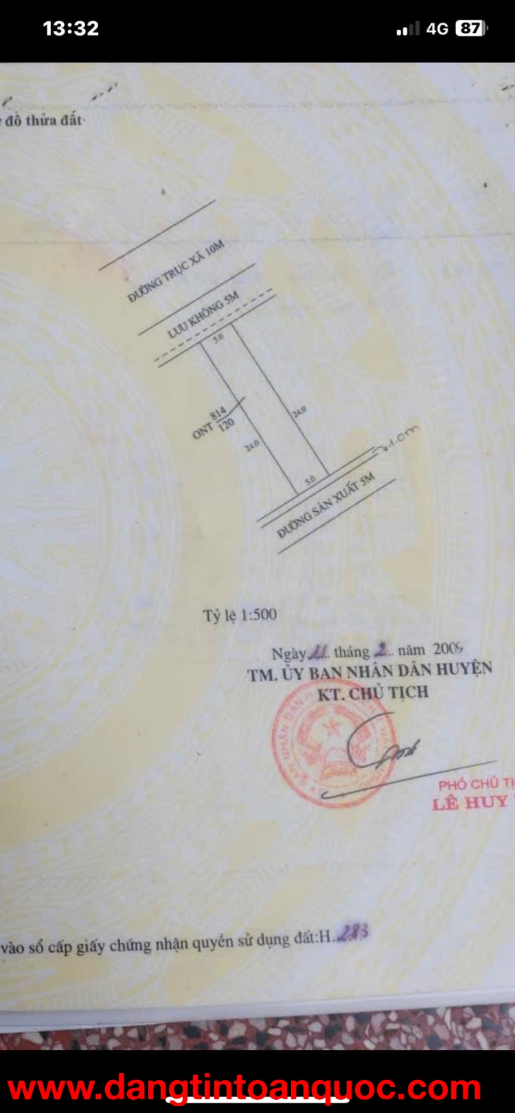 LÔ ĐẤT ĐẸP – GIÁ TỐT – SỔ ĐỎ CHÍNH CHỦ