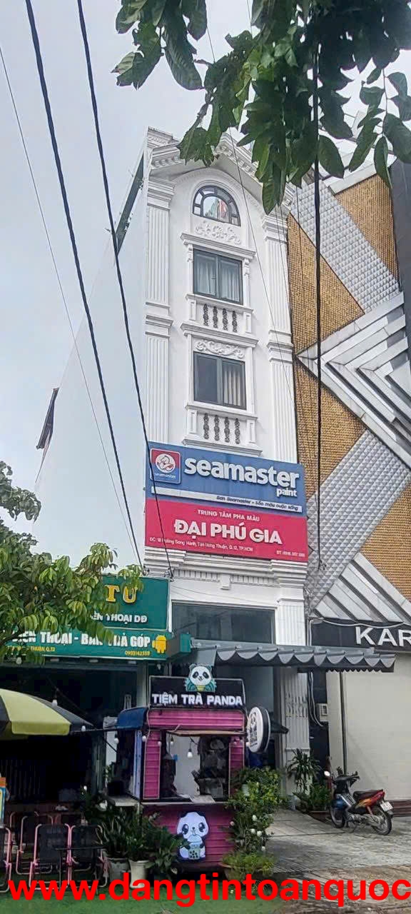 GIẢM SỐC 3,5 TỶ NHÀ MẶT TIỀN SONG HÀNH Q12 – 4 TẦNG CÓ THANG MÁY – CHỈ 11,5 TỶ.