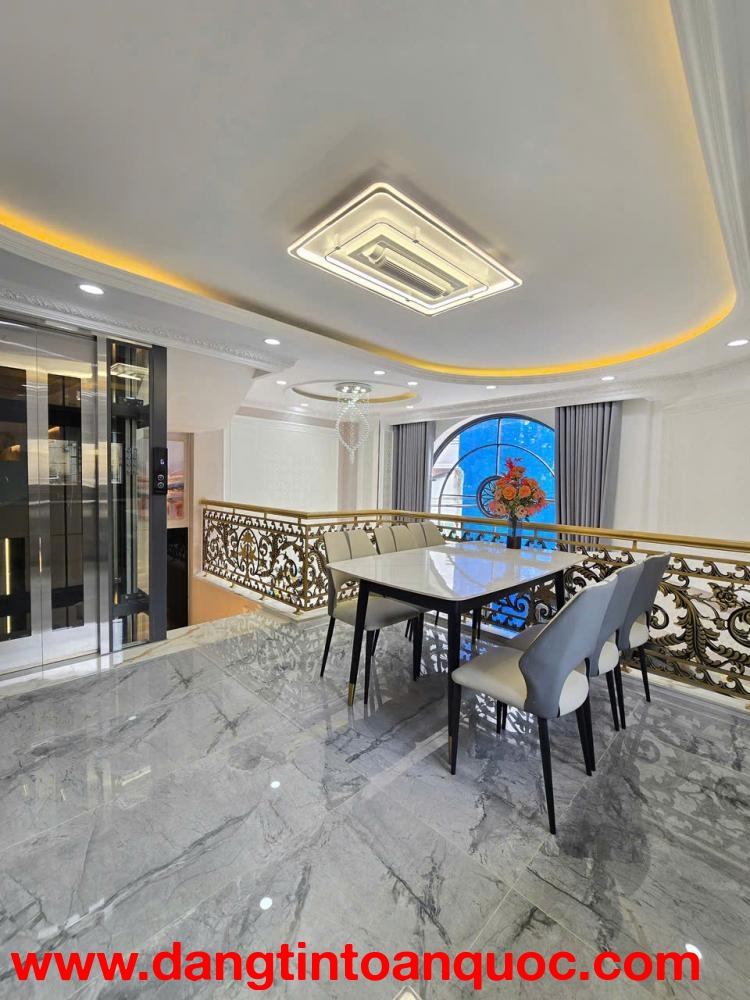 NHÀ ĐẸP QUANG TRUNG -  HẺM XE HƠI - 5 TẦNG - DT 52.5M2 ( 7 X 7.5 M ) - CÓ THANG MÁY - FULL NỘI THẤT 