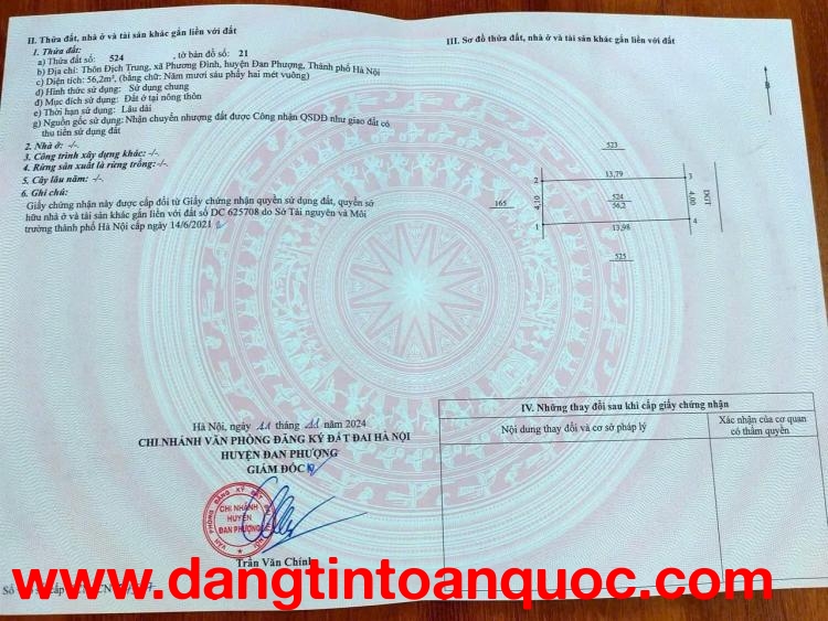 ???? BÁN 56,2M ĐẤT GẦN HỒ – KHÔNG GIAN SỐNG LÝ TƯỞNG ???? ĐỊCH TRUNG _ LIÊN MINH _ HÀ NỘI  ????