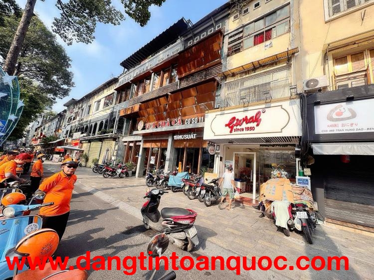 BÁN NHÀ MTKD Đ.TRẦN HƯNG ĐẠO, PHẠM NGŨ LÃO, QUẬN 1 - DT 80M NGANG 4M*20M VUÔNG ĐẸP - HDT ĐỀU 50TR/TH