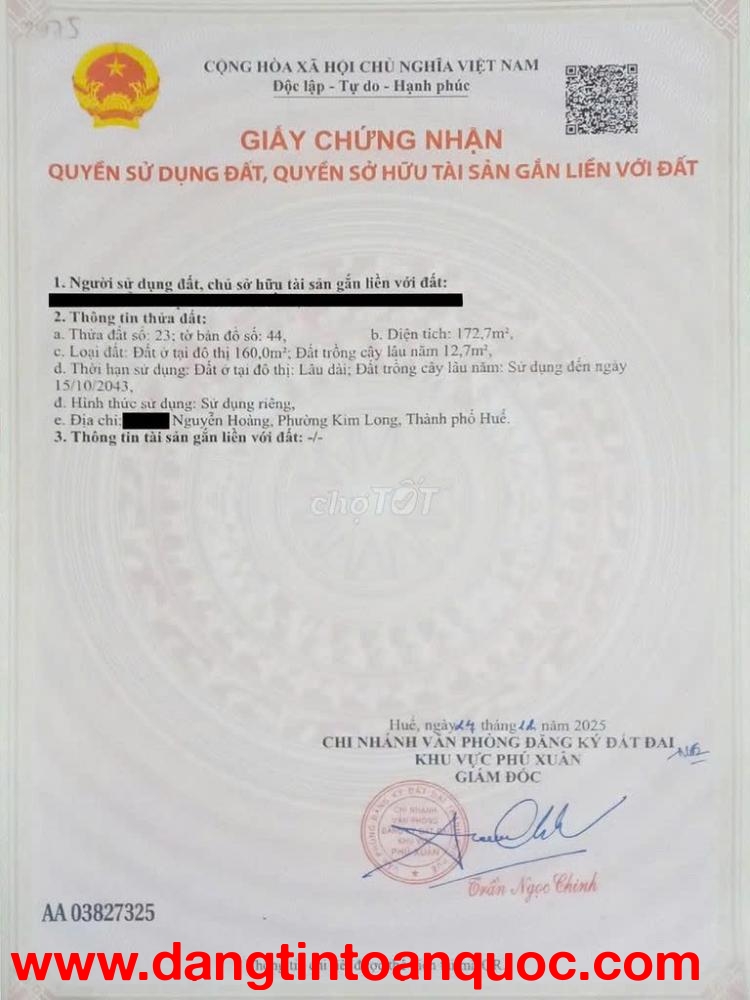 NHÀ ĐẸP – GIÁ TỐT–CẦN BÁN NHÀ CẤP 4 Kiệt 20 đường Nguyễn Hoàng, P.Kim Long, TP. Huế, Thừa Thiên Huế