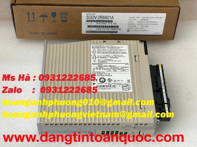 Servo SGDV-2R8A01A Yaskawa giá tốt - giao hàng nhanh 